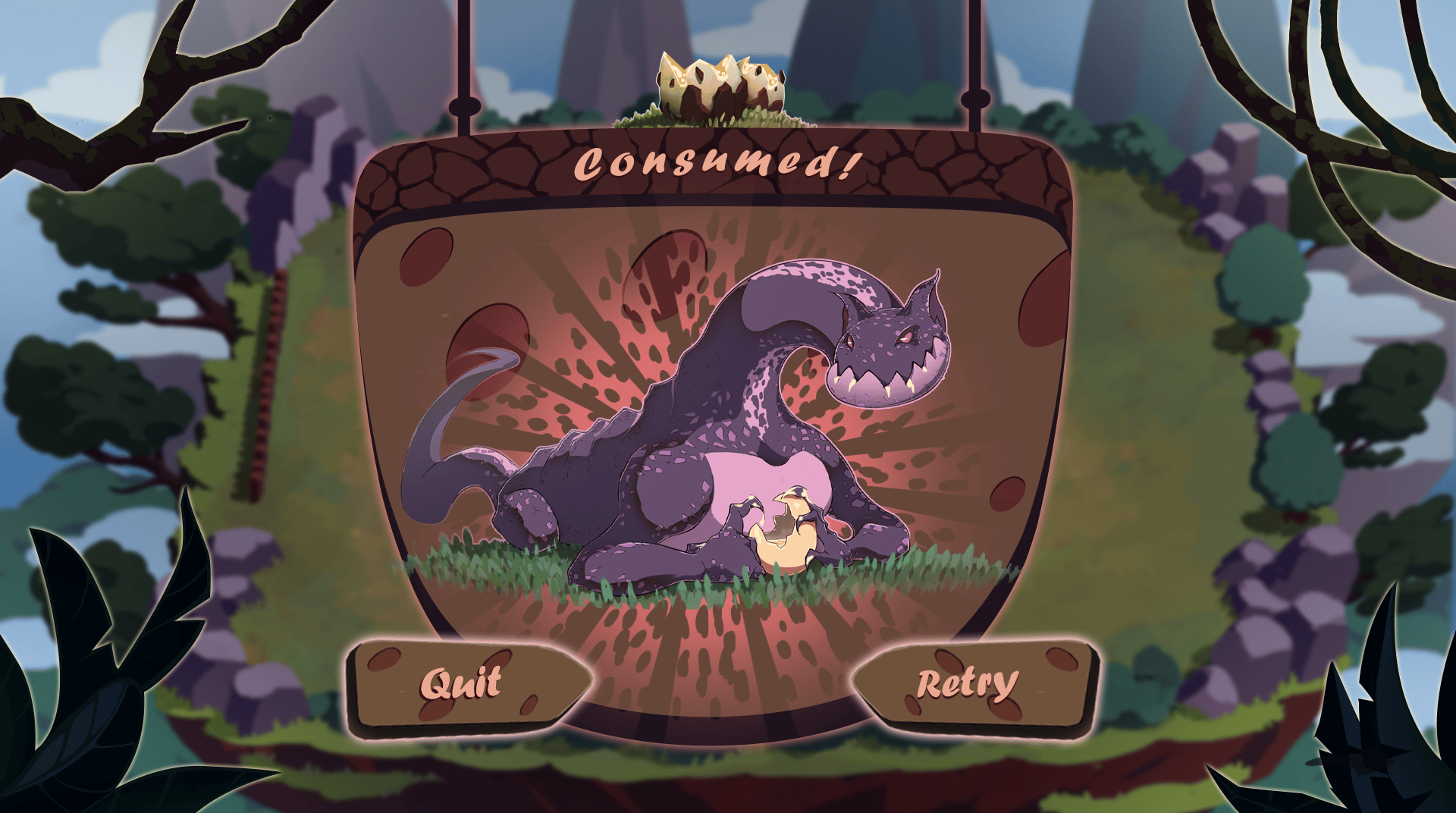 “Consumed” event card