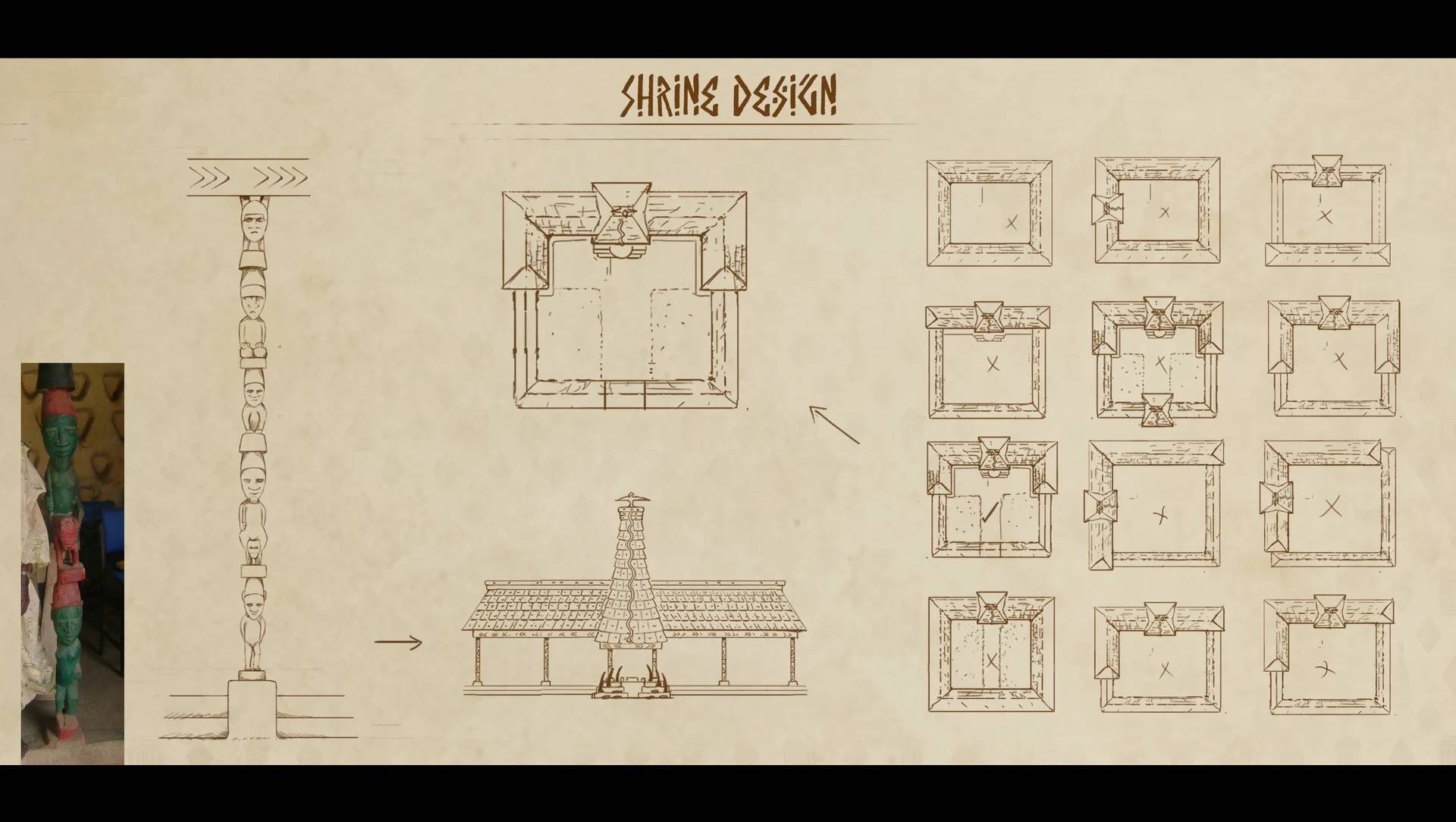 Shrine layout